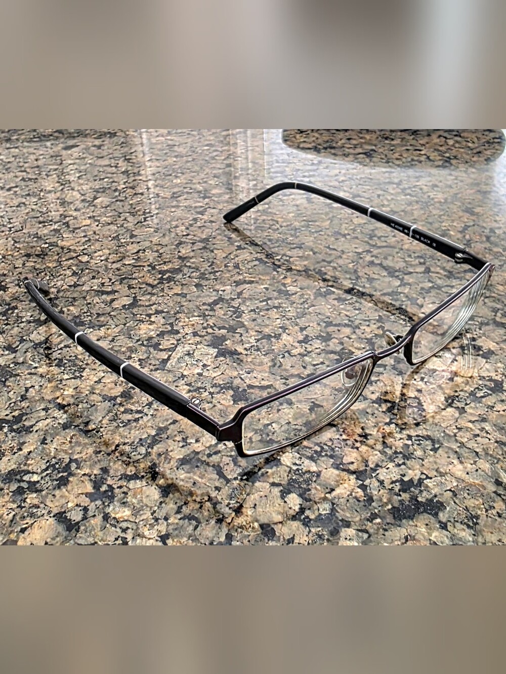 Helium Paris eyewear Italy HE 4004E Black 48-18-135 Full Rim Eyeglasses Frames